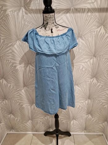 Jolie robe d'été effet jean taille 38