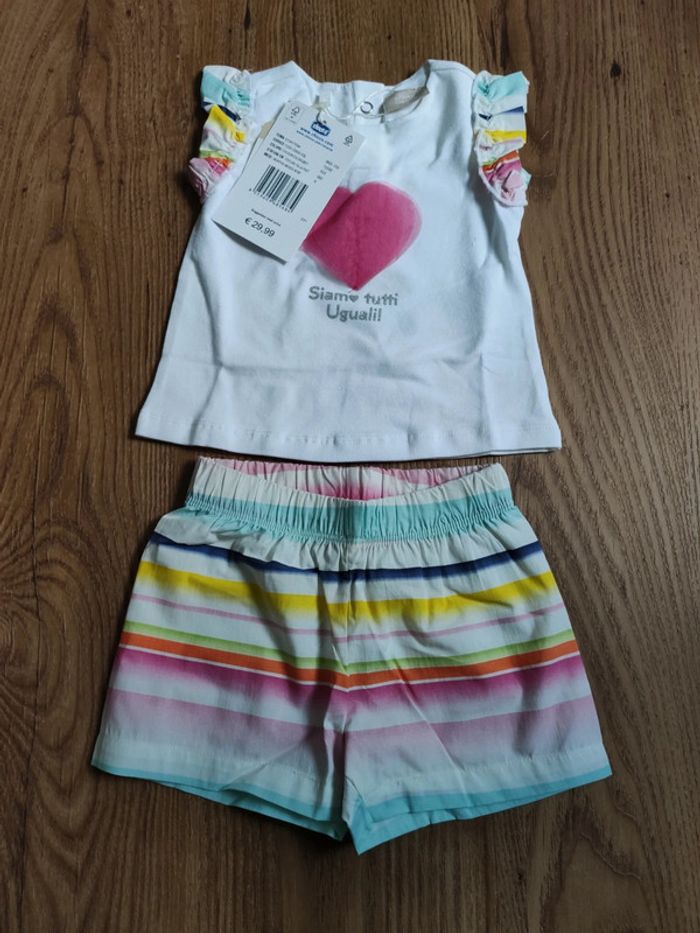 Ensemble bébé fille Chicco 6 mois neuf