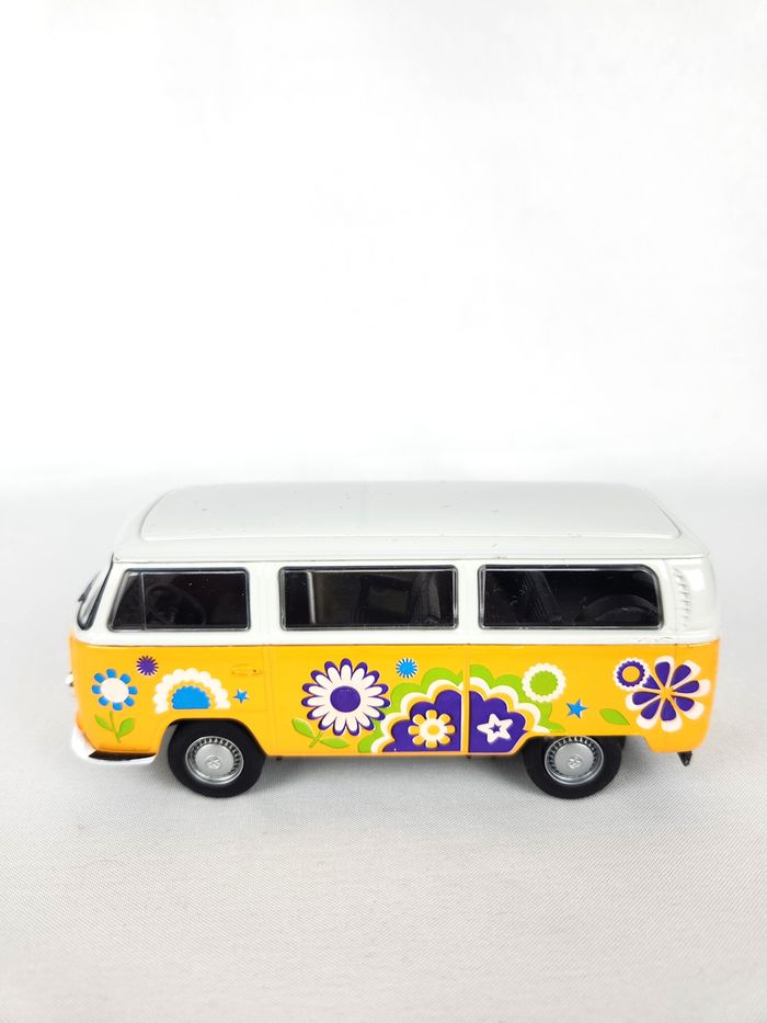 Lot 2 Bus Volkswagen Miniatures - Welly - Bleu & Jaune - photo numéro 8
