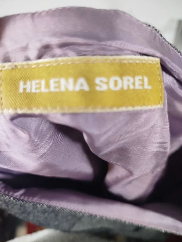 Ensemble veste + jupe en laine Gris Jupe asymétrique | Helena Sorel - A834 - photo numéro 9