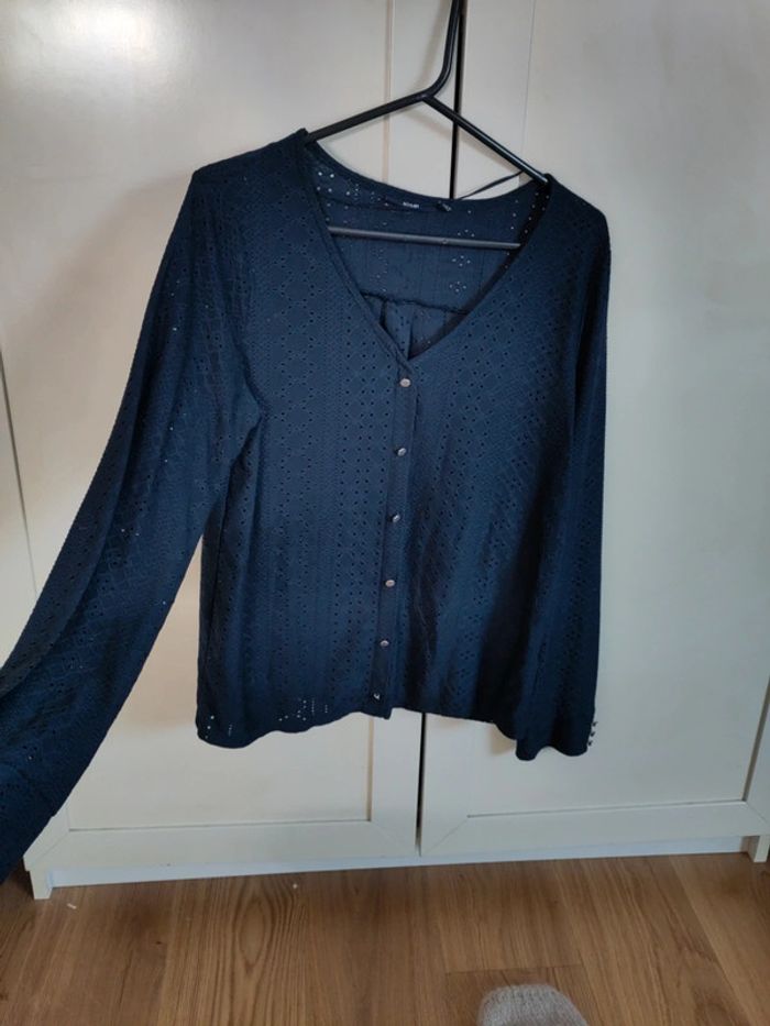 Blouse bleue marine M