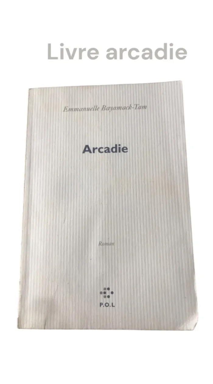 Livre arcadie 📕