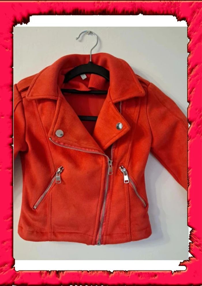 Jolie veste habillé en daim 6 ans - photo numéro 2