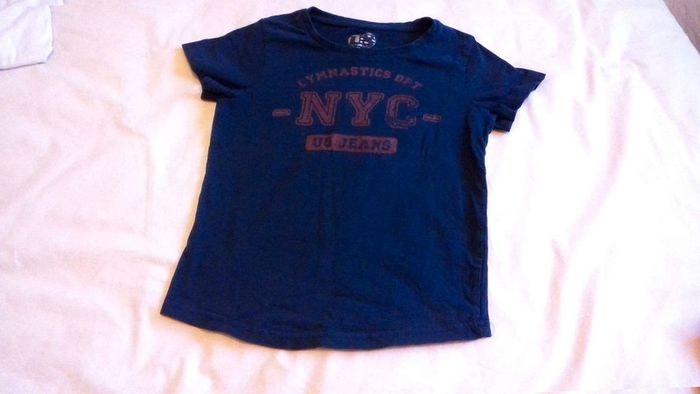Tee shirt  bleu US T8A - photo numéro 2