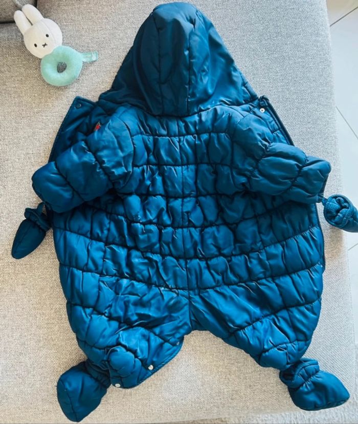 Combinaison bleue bébé garçon 6 mois - photo numéro 3