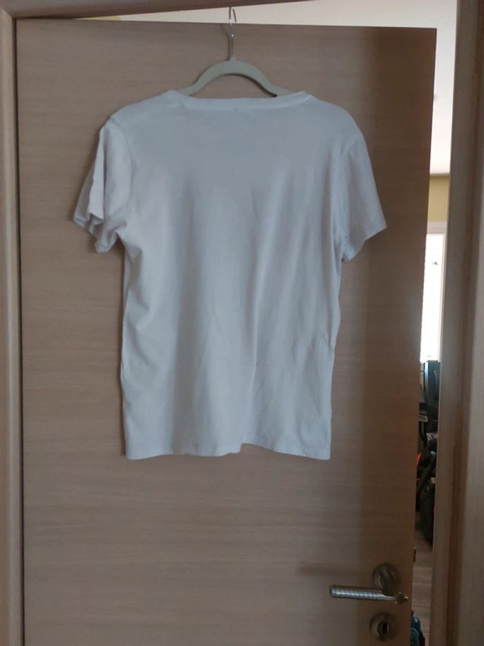 Tee-shirt blanc imprimé licorne - photo numéro 3
