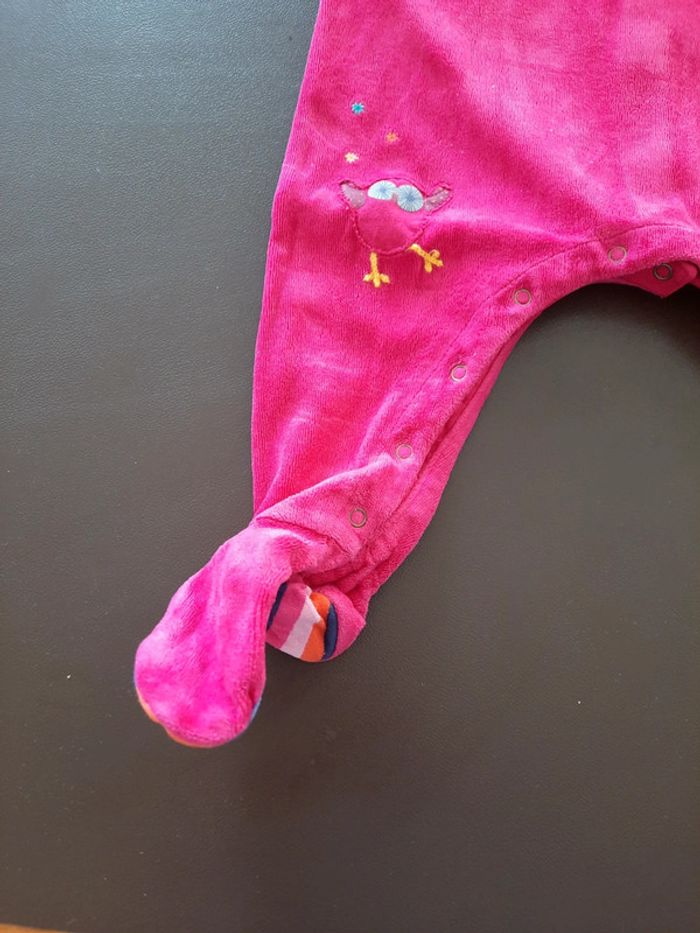 Pyjama en velours et coton Catimini 12 mois - photo numéro 4