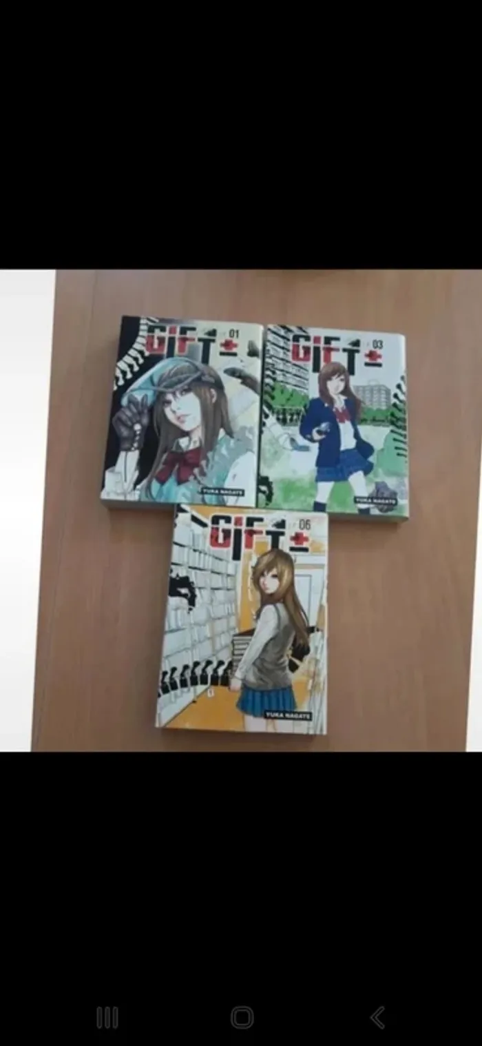 Manga Gift + tome 1 , 3 et 6