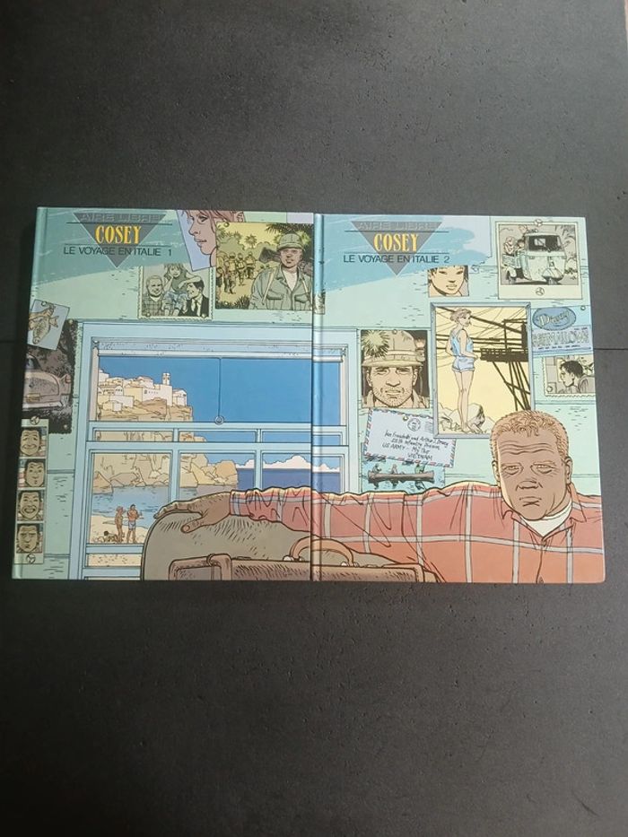 Lot de 2 bd le voyage en italie 1 et 2 (série complète)