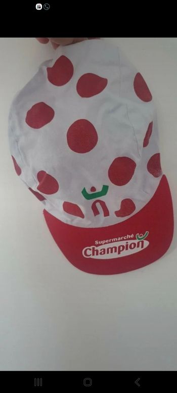 Casquette de velo