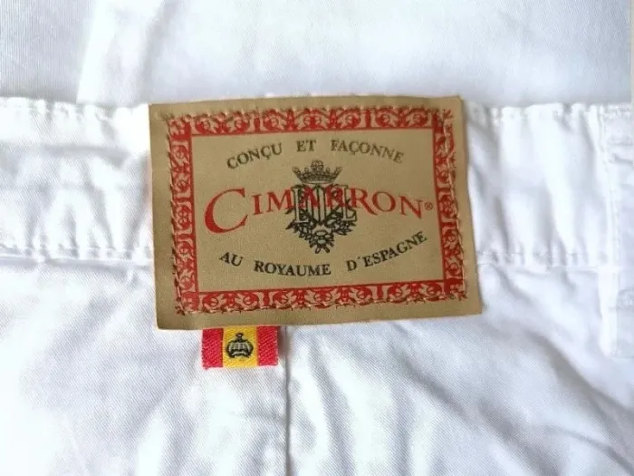 Pantalon blanc à pince coupe slim ,taille haute,extensible,marque Cimarron - photo numéro 10