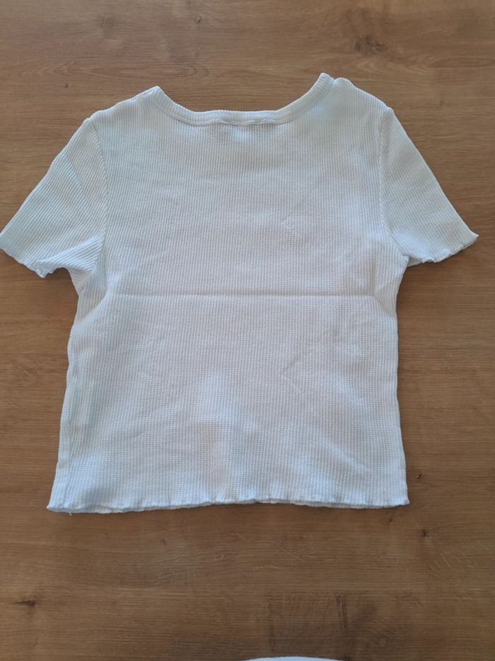 Crop top blanc S - photo numéro 2