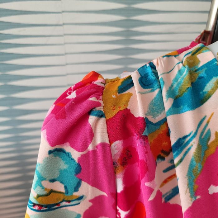 Robe courte imprimée taille XL By One by Loïcia Curve neuve avec étiquette - photo numéro 5