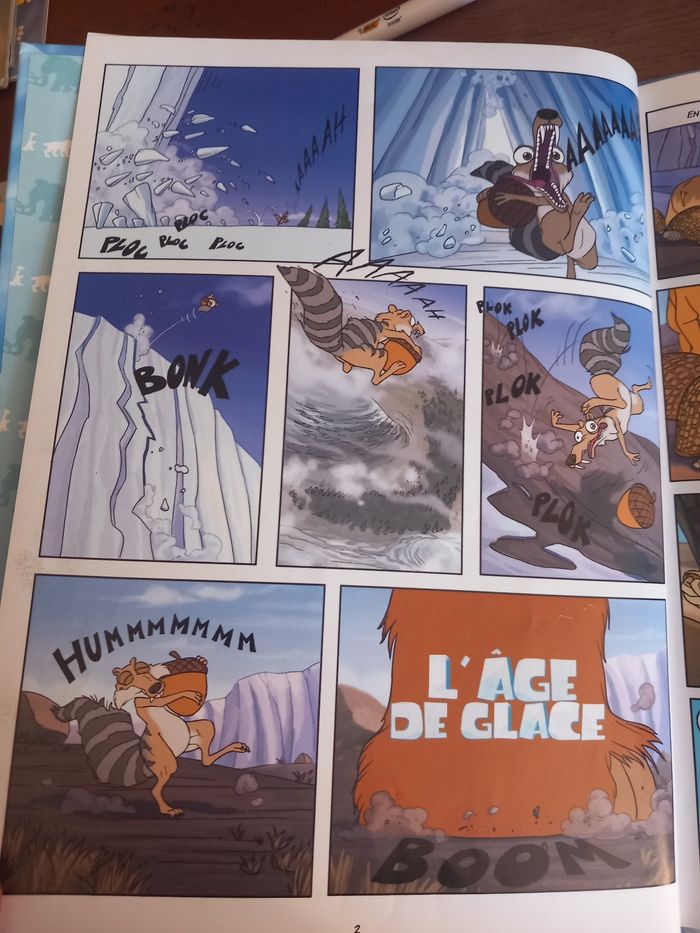 Bande dessinée l'âge de glace 1 - photo numéro 3