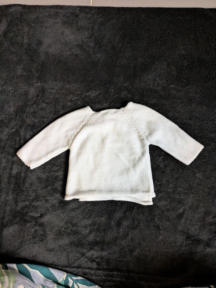 Gilet blanc 3 mois - photo numéro 3