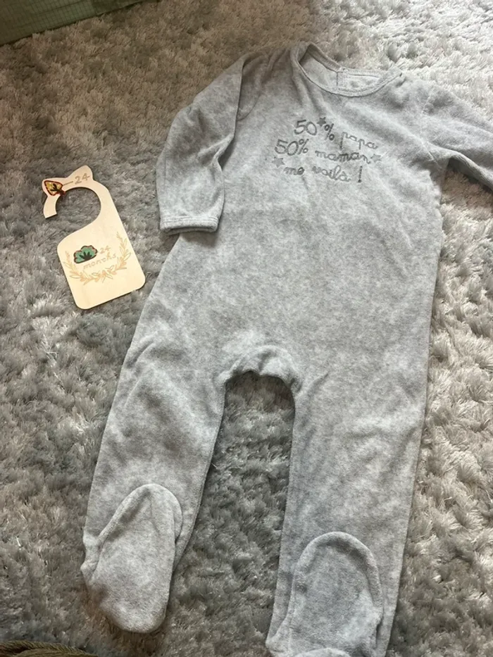 Lot 2 pyjamas velours - photo numéro 2