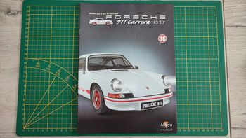 Fascicule seul sans pièce n°36 pièce détachée Porsche 911 Carrera RS 2.7 1/8 1/8ème Altaya #B37
