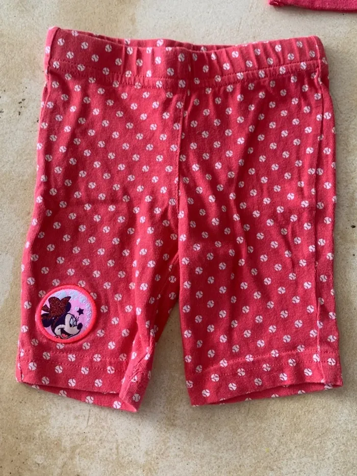 Lot 4 leggings pantacourts short bébé fille 3 mois été - photo numéro 8