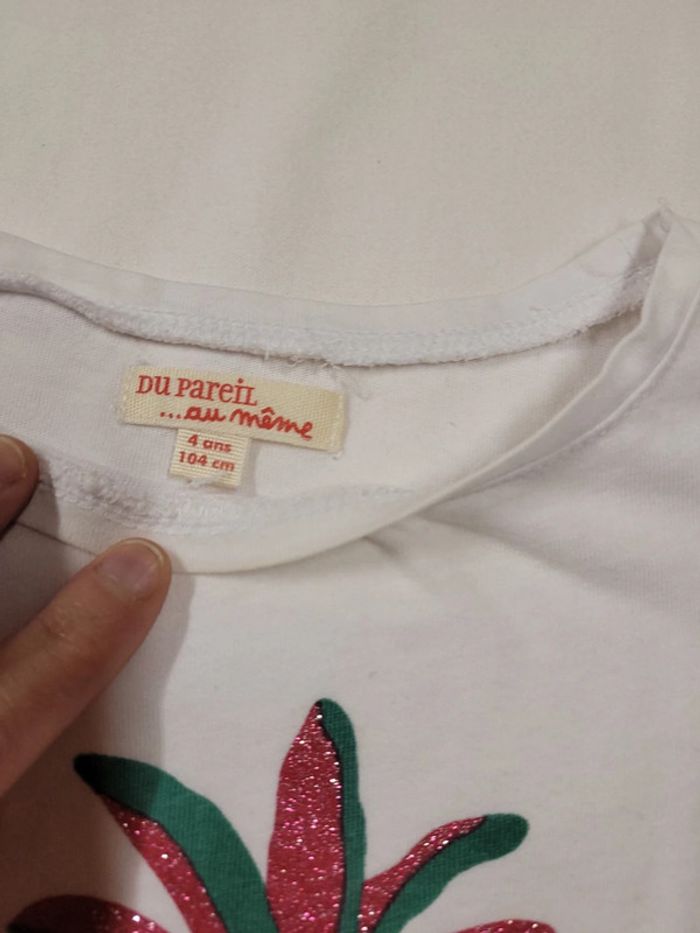 T-shirt 4ans fille - photo numéro 4