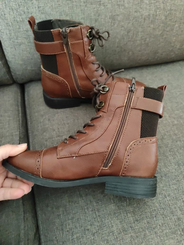 Bottines marrons taille 36 - photo numéro 8