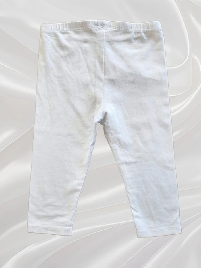 Legging court blanc fille 3 ans - photo numéro 2
