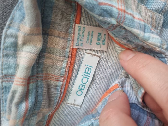 Chemise obaibi 6 mois