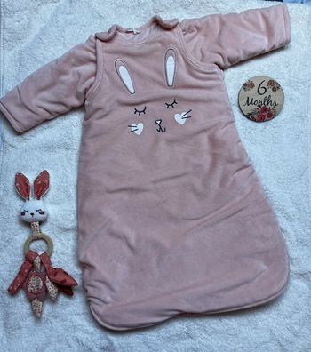 Gigoteuse hiver manche amovible 0-6 mois