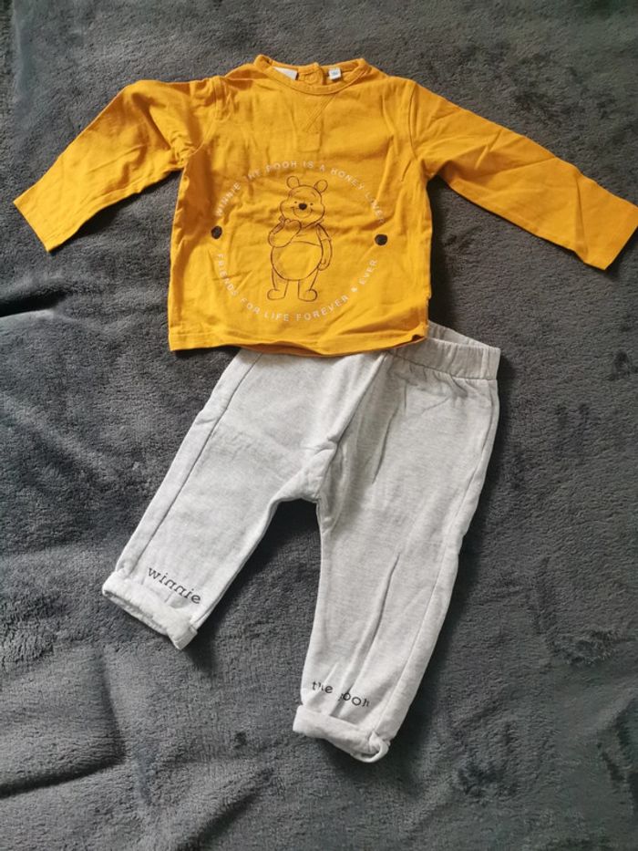 Ensemble winnie neuf 18 mois