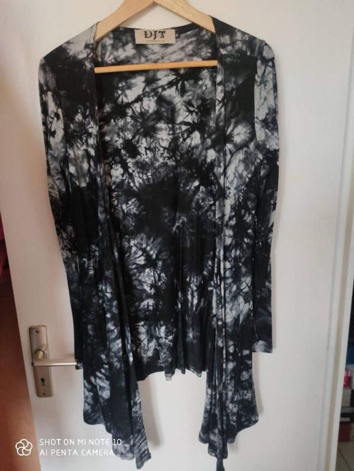 Gilet noir,gris