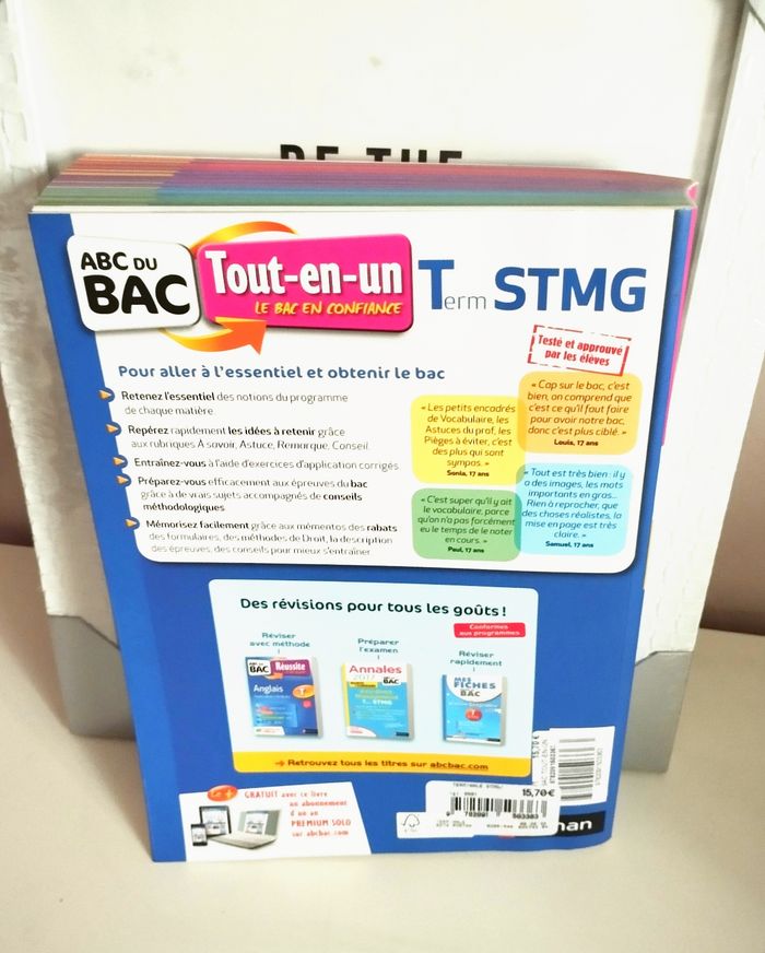 Terminale STMG, tout-en-un : cours, exercices et sujets, corrigés - photo numéro 5