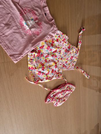 Combi short et chapeau lapin