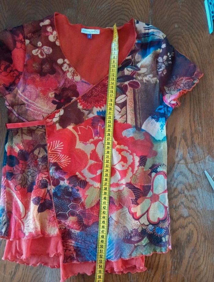 Blouse manches courtes femme taille 40 - photo numéro 8