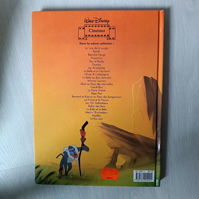 Livre Le Roi Lion - photo numéro 3