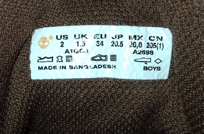 Bottines en cuir - Timberland - T.34 - photo numéro 9