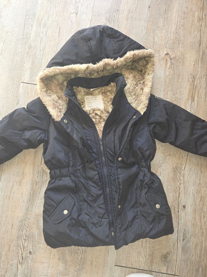 Manteau - doudoune fille tao - tape a l'œil taille 36 mois - 3 ans noir
