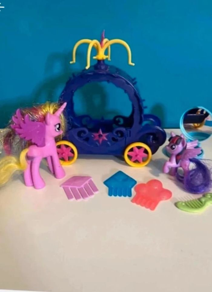 Carosse little poneys + 2 poneys