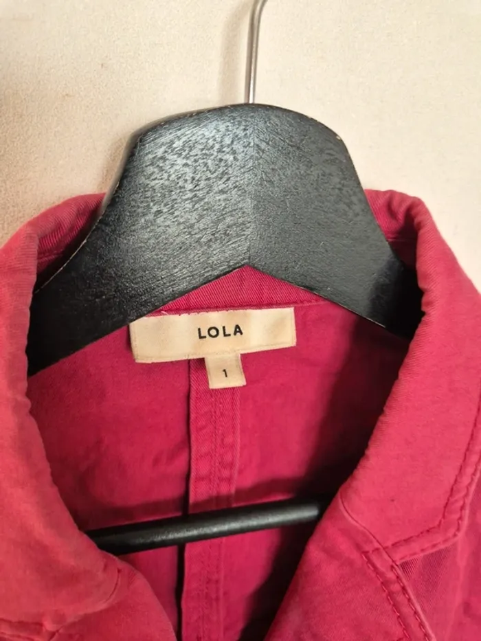veste jean rose Lola taille s - photo numéro 2