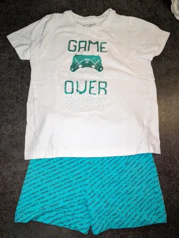 Pyjama pyjashort garçon 4/5 ans