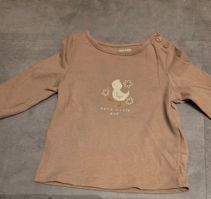 Lot de 4 t-shirt ML kiabi 3mois - photo numéro 5