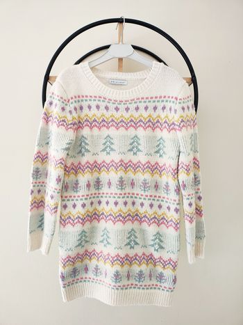 6 8 ans robe pull hivers ( étiquette coupée)