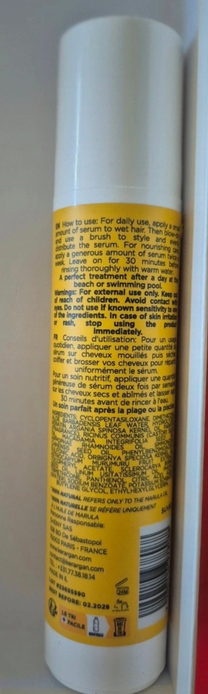Sérum protecteur cheveux colorés au soleil (-80%)10 de disponible - photo numéro 2