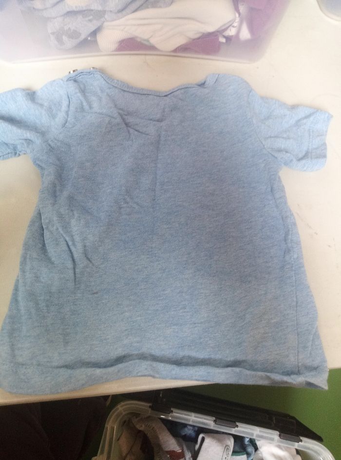 T shirt bleu - photo numéro 2