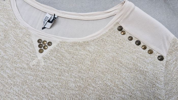 Pull manches 3/4 Stradivarius taille M - photo numéro 2