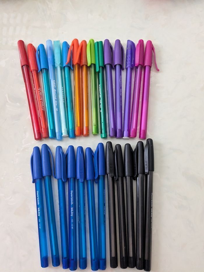 Lot de 26 stylos Paper Mate Multicolores