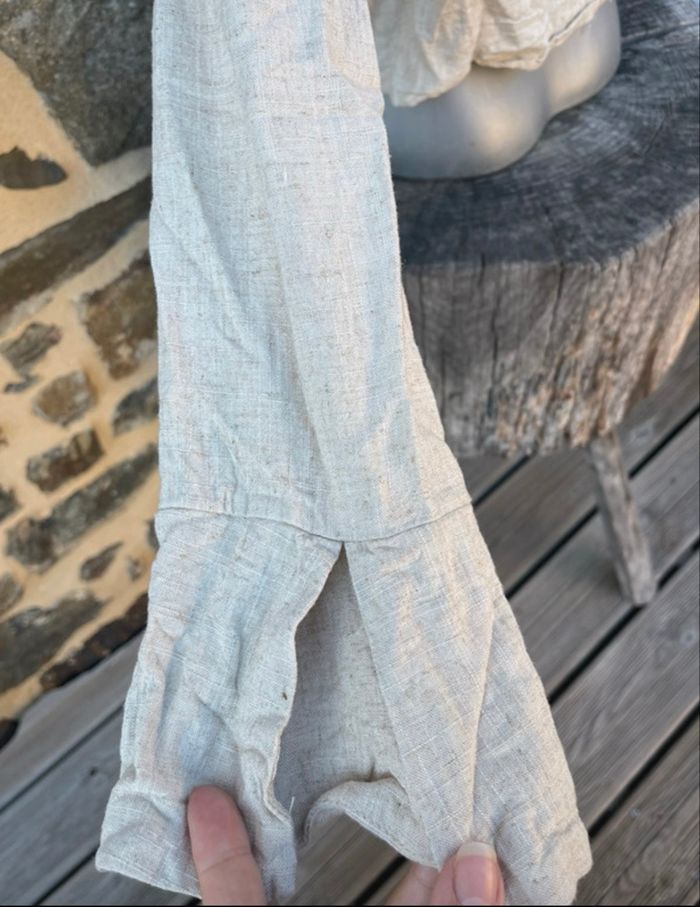 Blouse beige en lin - Missguided - photo numéro 6