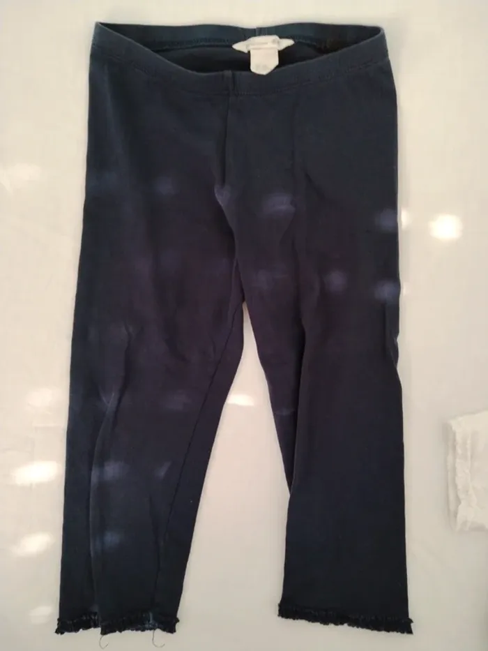 Lot de 2 leggings courts H&M 9 ans - photo numéro 2