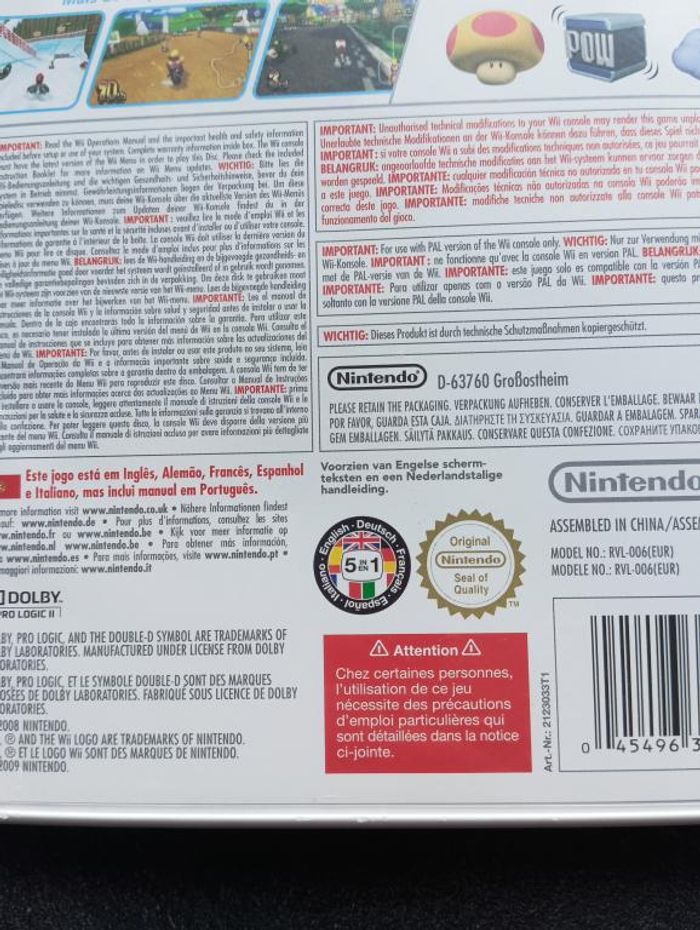 Nintendo - Wii - Mario kart Wii - photo numéro 3