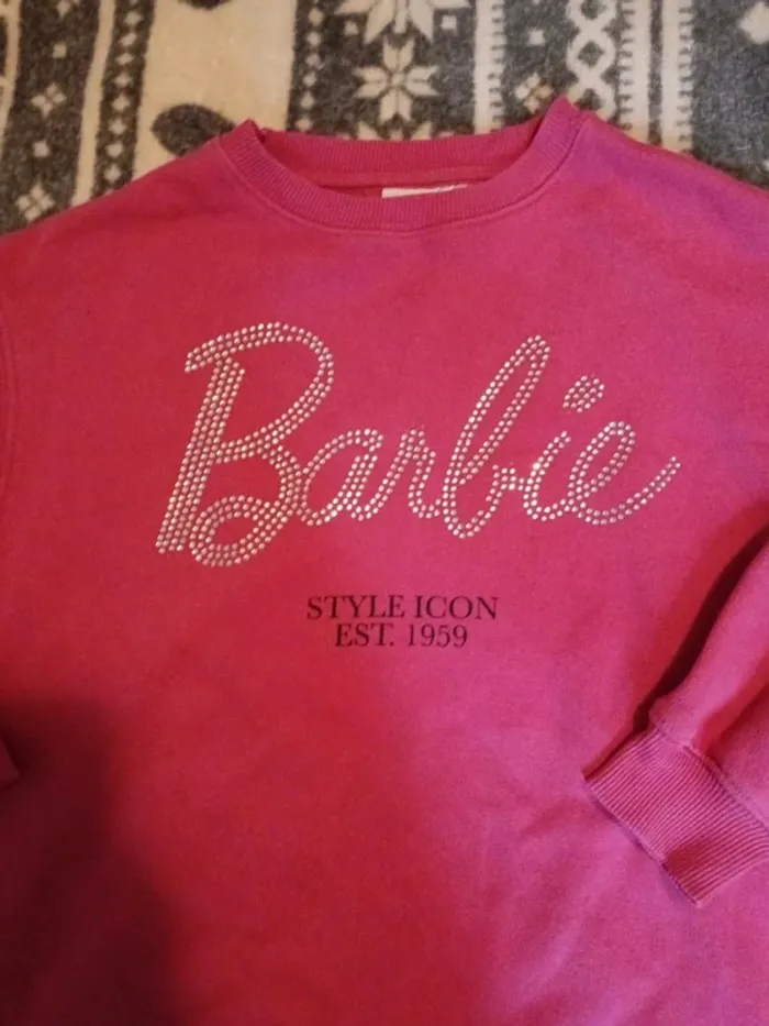 Sweat zara Barbie 9-10 ans bon état - photo numéro 2
