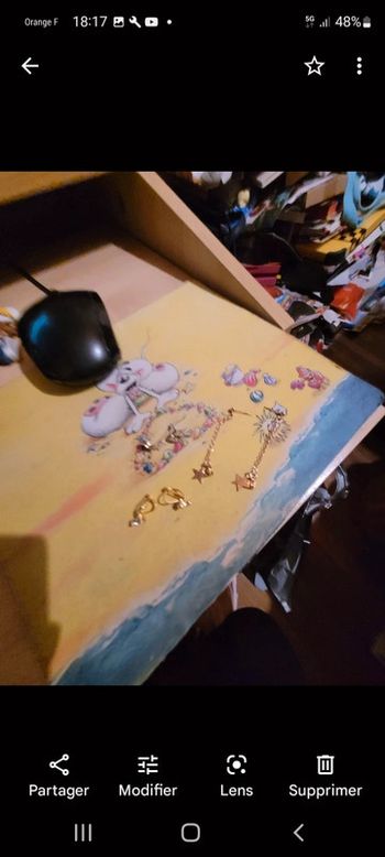 Lot boucles d'oreilles