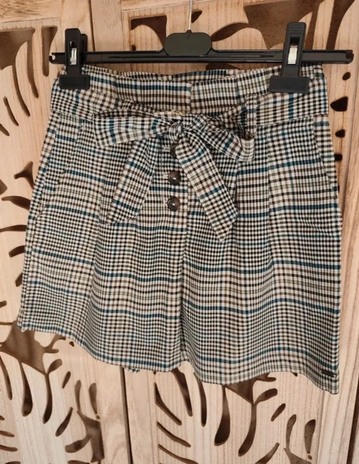 Short à carreaux, ceinture Taille 34 Creeks - photo numéro 3